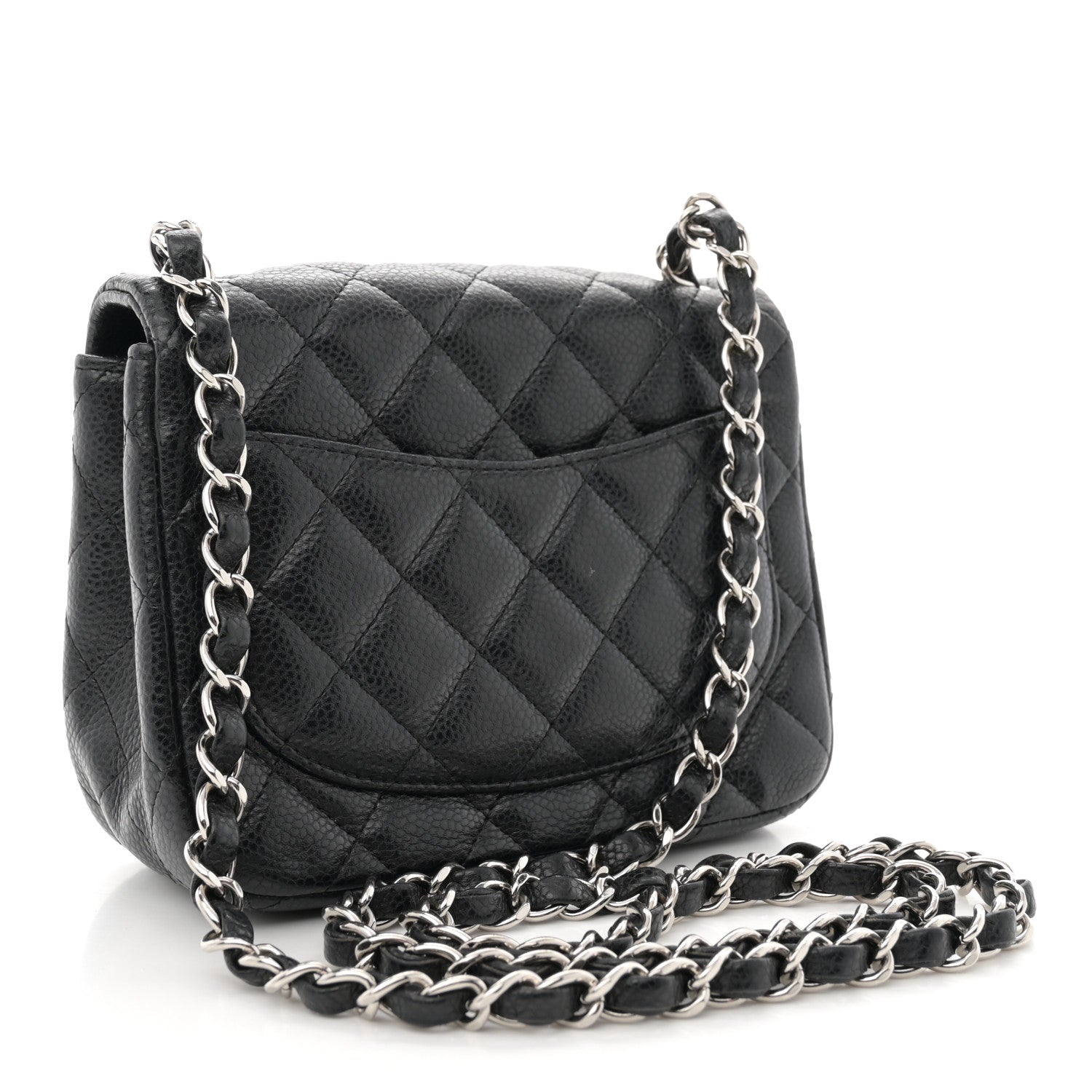 Chanel Caviar Quilted Mini Square Flap Black 3 of 12