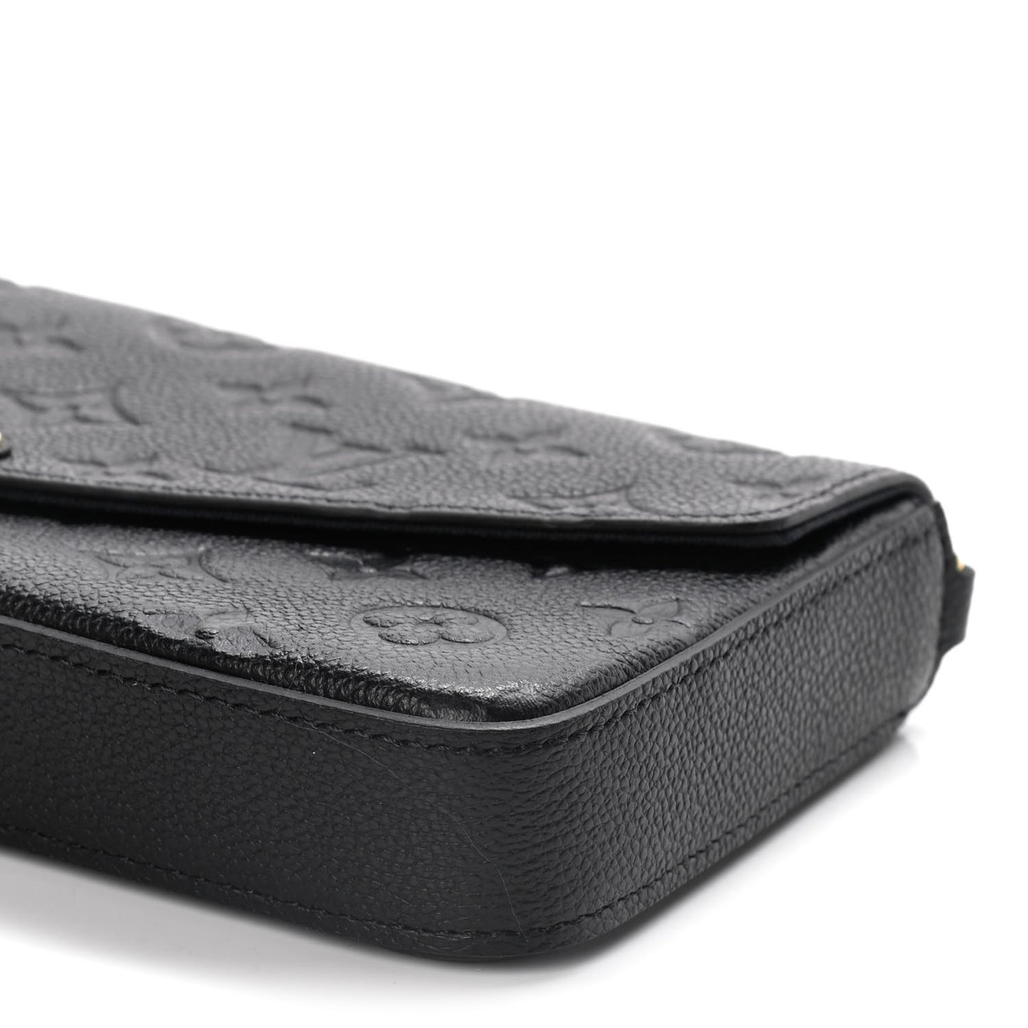 Empreinte Pochette Felicie Chain Wallet Black