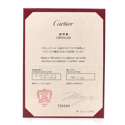 Cartier 18K White Gold 3.5mm LOVE Wedding Band Ring 53 6.25 5 of 5