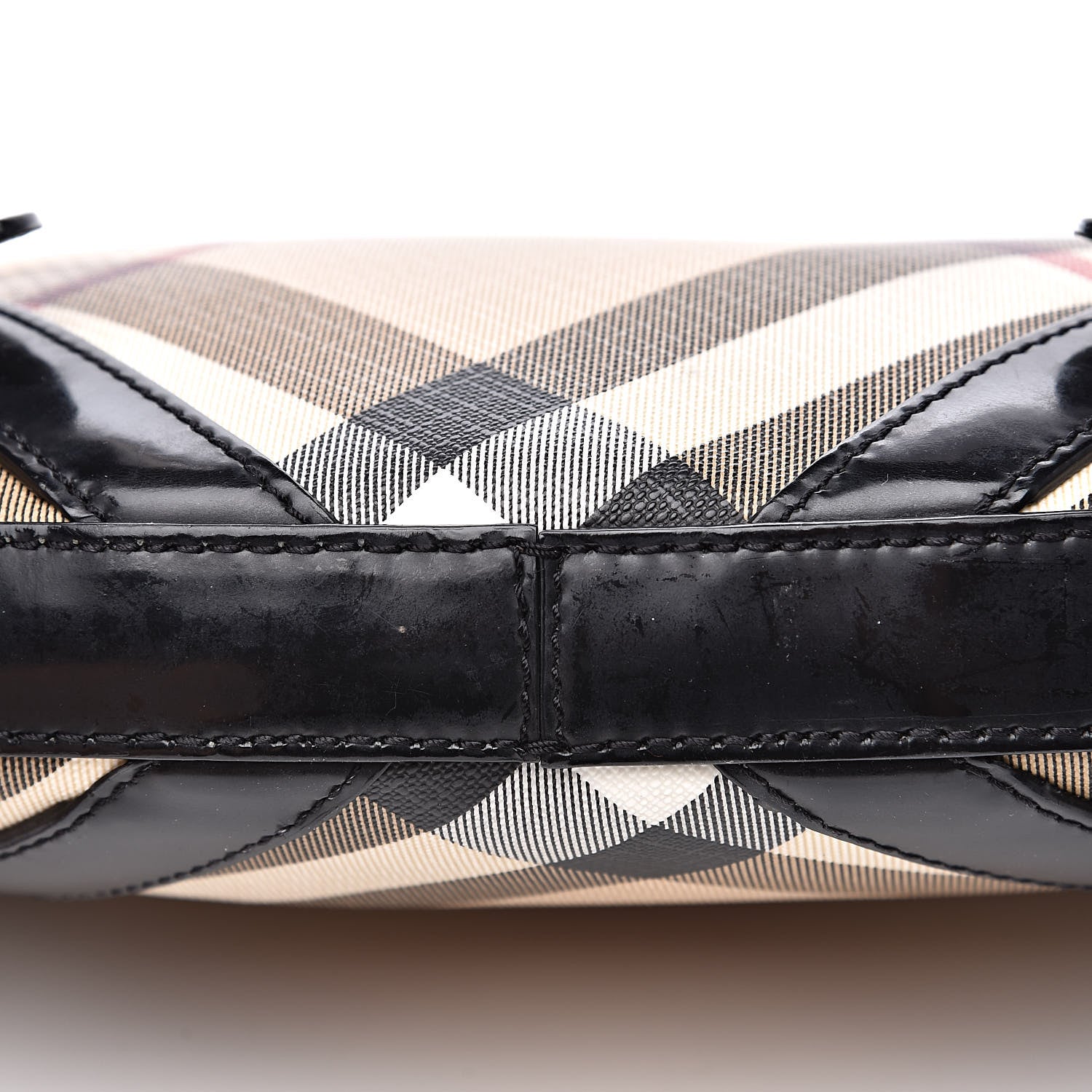 Burberry Supernova Check Buckle Hobo Black 9 of 18