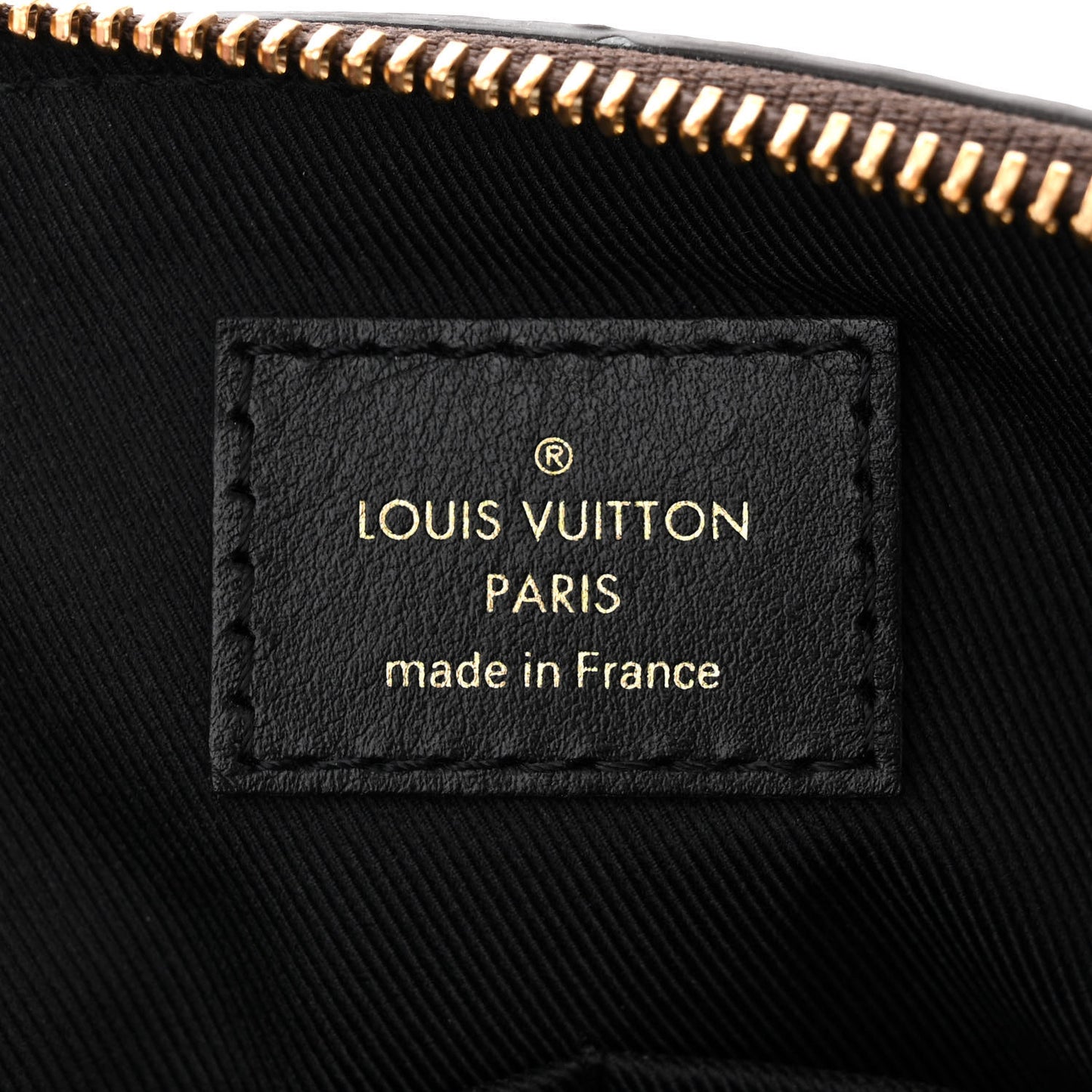 LOUIS VUITTON Damier Ebene Odeon Tote PM Black