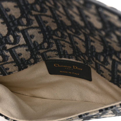 Christian Dior Oblique Saddle Belt Pouch Blue 5 of 10