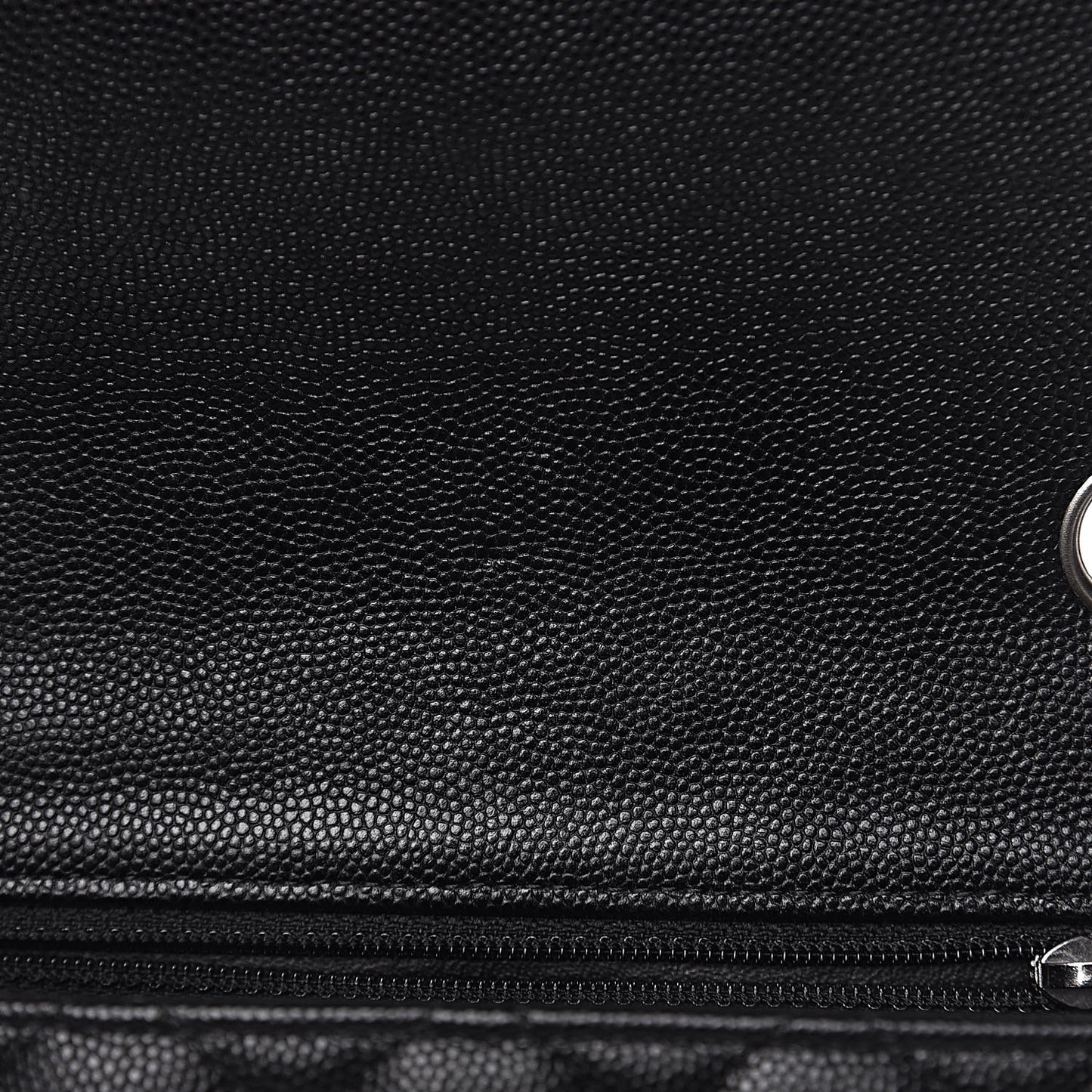 Caviar Quilted Mini Square Flap Black