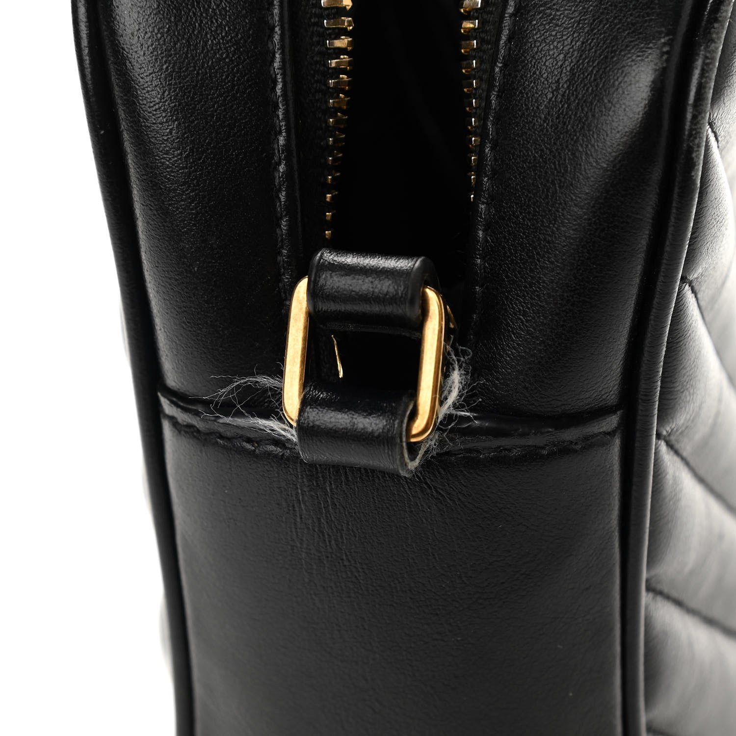 Saint Laurent Calfskin Matelasse Monogram Lou Camera Bag Black 15 of 21