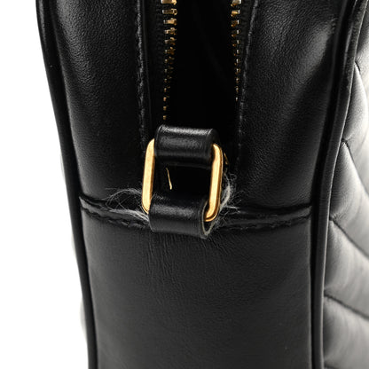 Saint Laurent Calfskin Matelasse Monogram Lou Camera Bag Black 15 of 21
