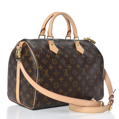 Louis Vuitton Monogram Speedy Bandouliere 30 3 of 11