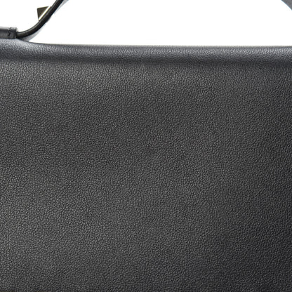Valentino Garavani Vitello Rockstud Top Handle Travel Wallet Black 9 of 9