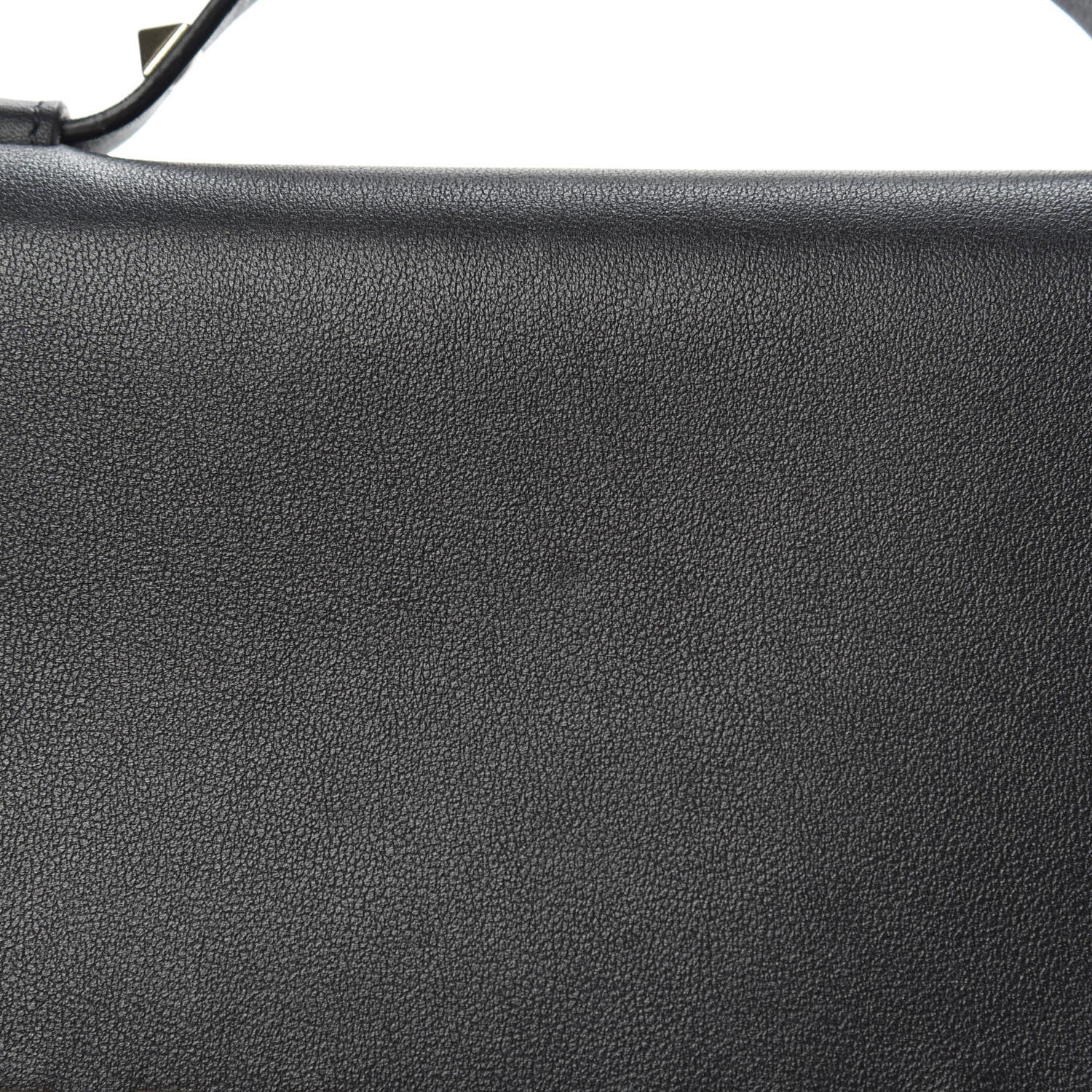 Valentino Garavani Vitello Rockstud Top Handle Travel Wallet Black 9 of 9