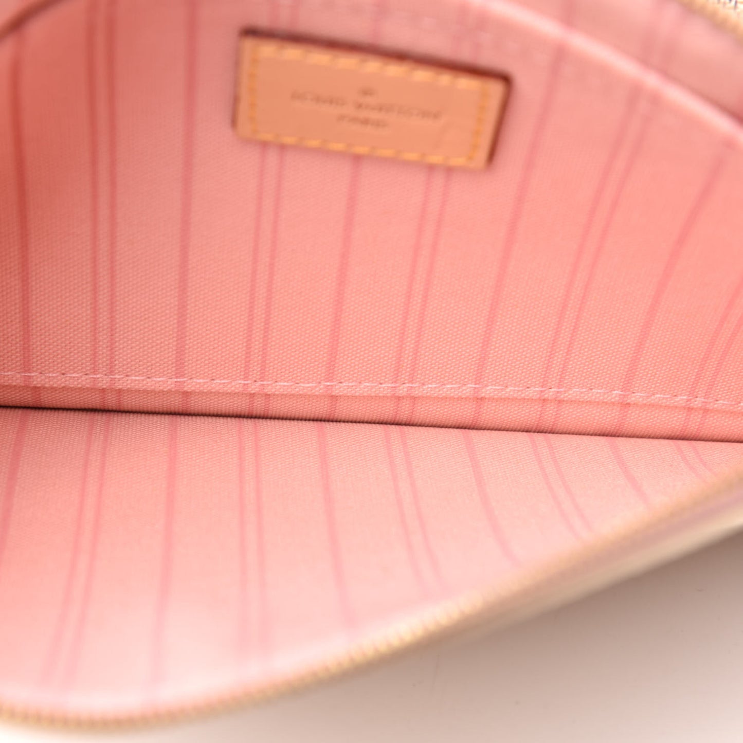 Damier Azur Neo Neverfull GM Rose Ballerine