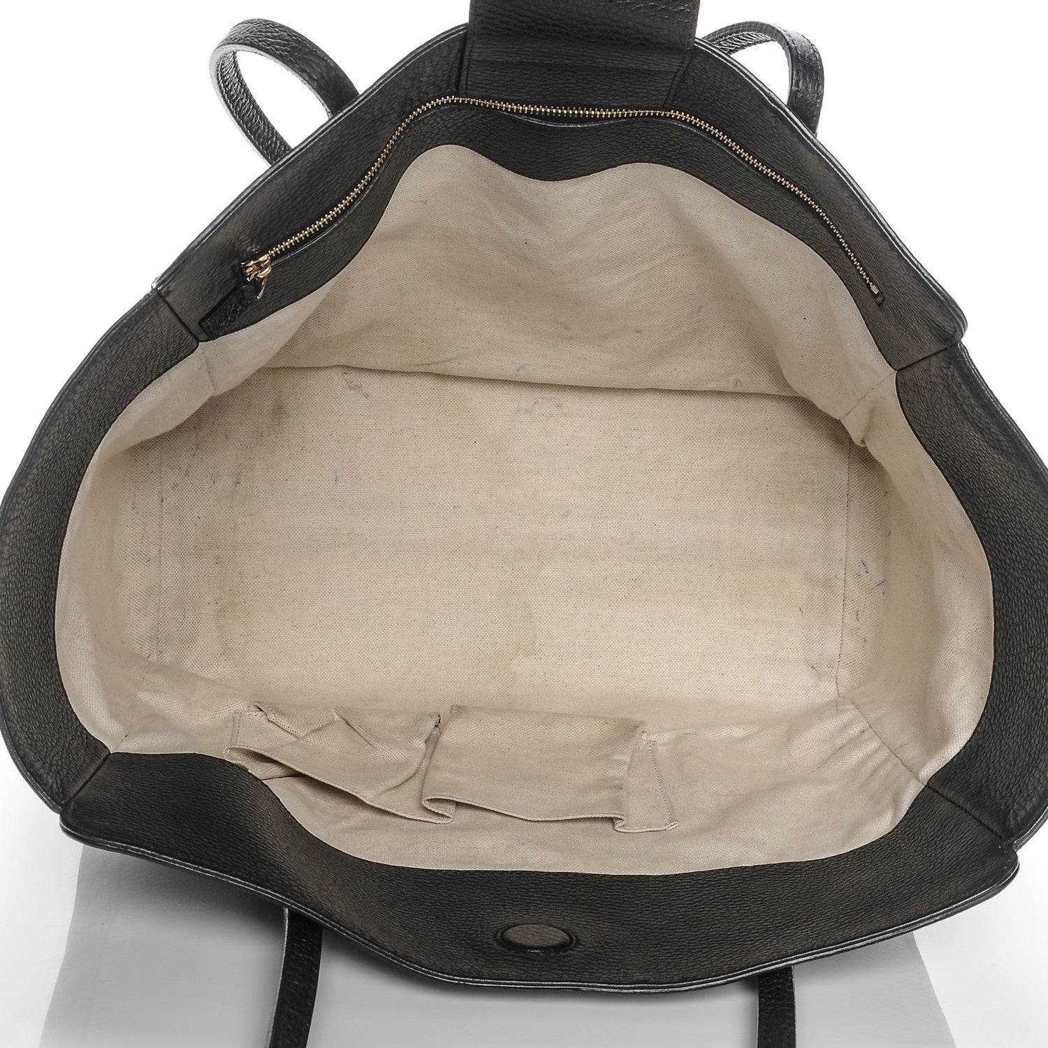 Gucci Pebbled Calfskin Medium Swing Tote Black 5 of 12