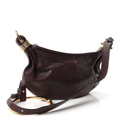 Chloe Grained Calfskin Small Bracelet Hobo Bag Grenat 2 of 10