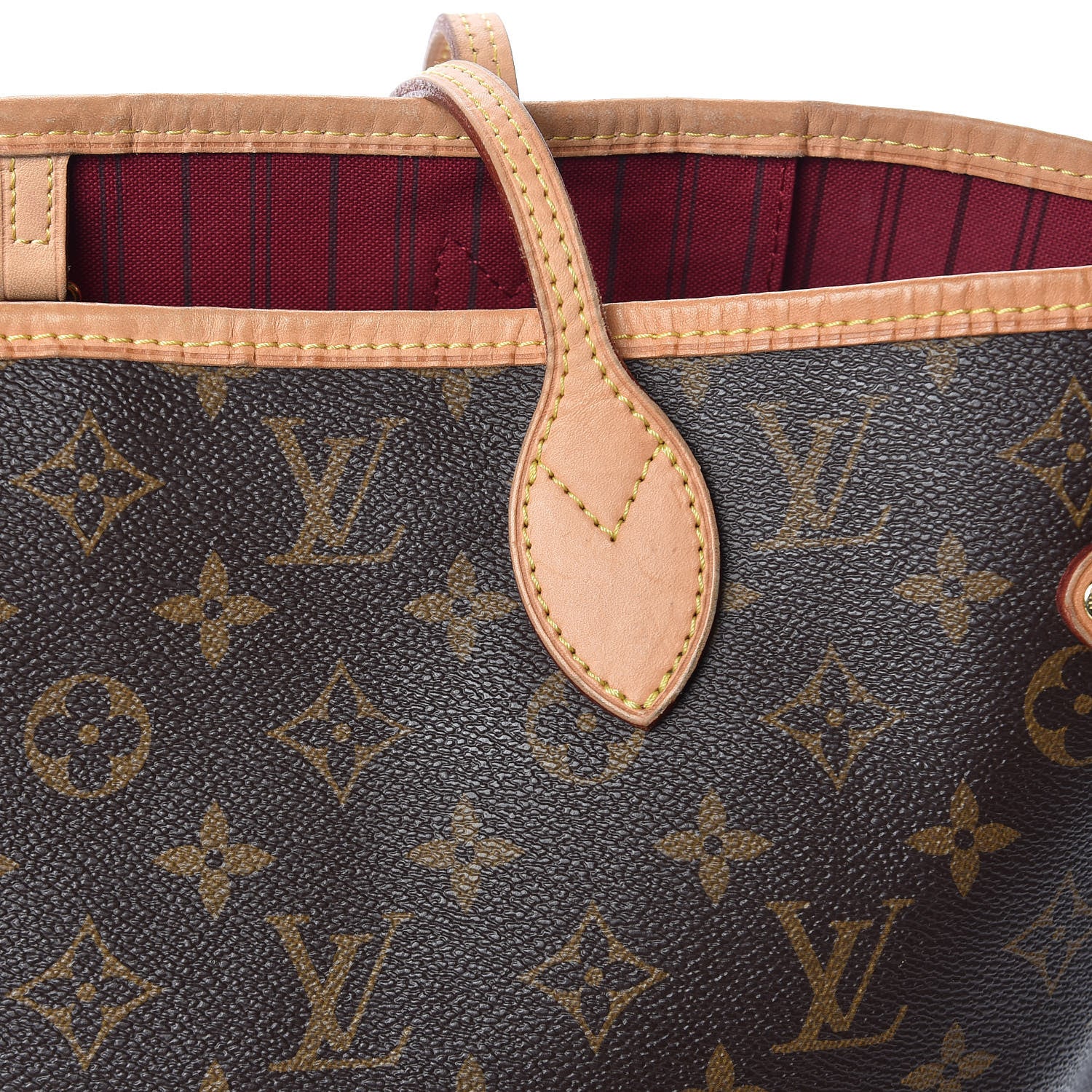 Louis Vuitton Monogram Neo Neverfull MM Fuchsia 10 of 10