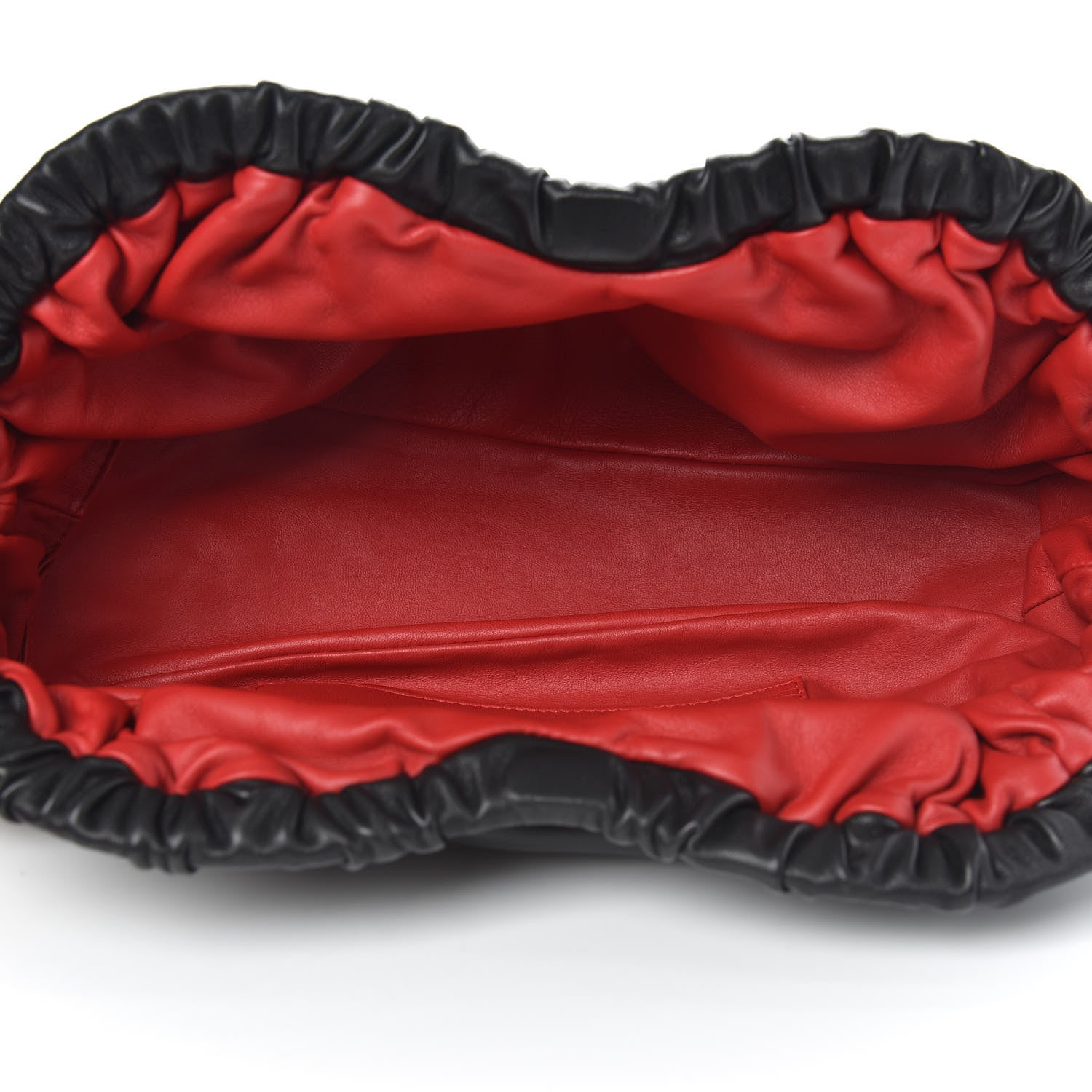 Mansur Gavriel Lambskin Cloud Clutch Black Flamma 5 of 8