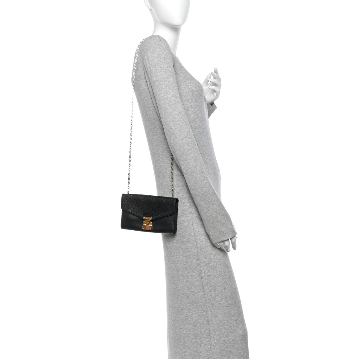 Louis Vuitton Empreinte Pochette Saint Germain Black 2 of 11