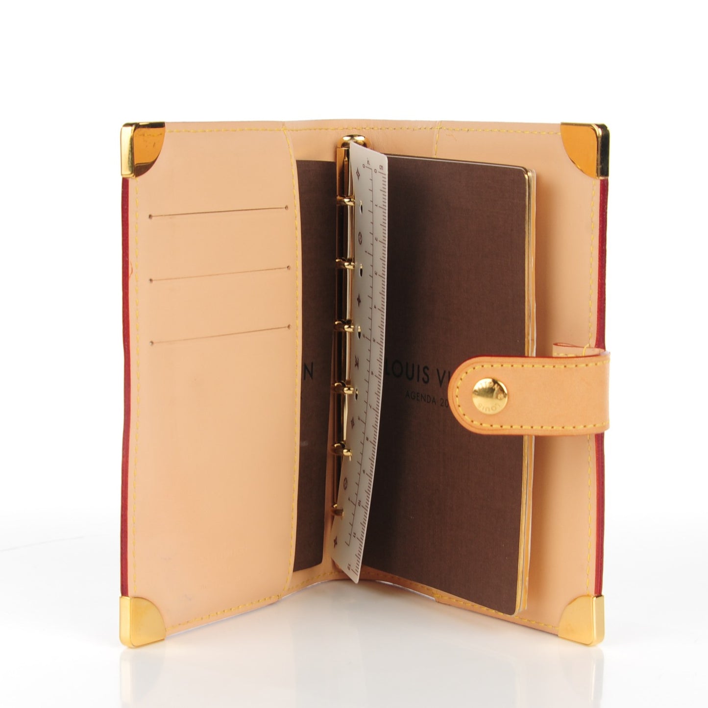 Monogram Multicolor Small Ring Agenda Cover White