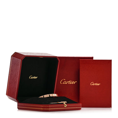 Cartier 18K Pink Gold LOVE Bracelet 16 6 of 6