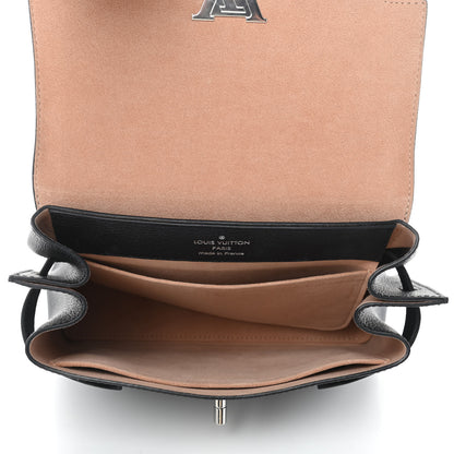 Louis Vuitton Calfskin Lockme Ever BB Black 5 of 15
