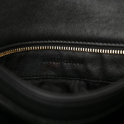 Gucci Roxy Calfskin Web Medium Blondie Shoulder Flap Bag Black 6 of 11
