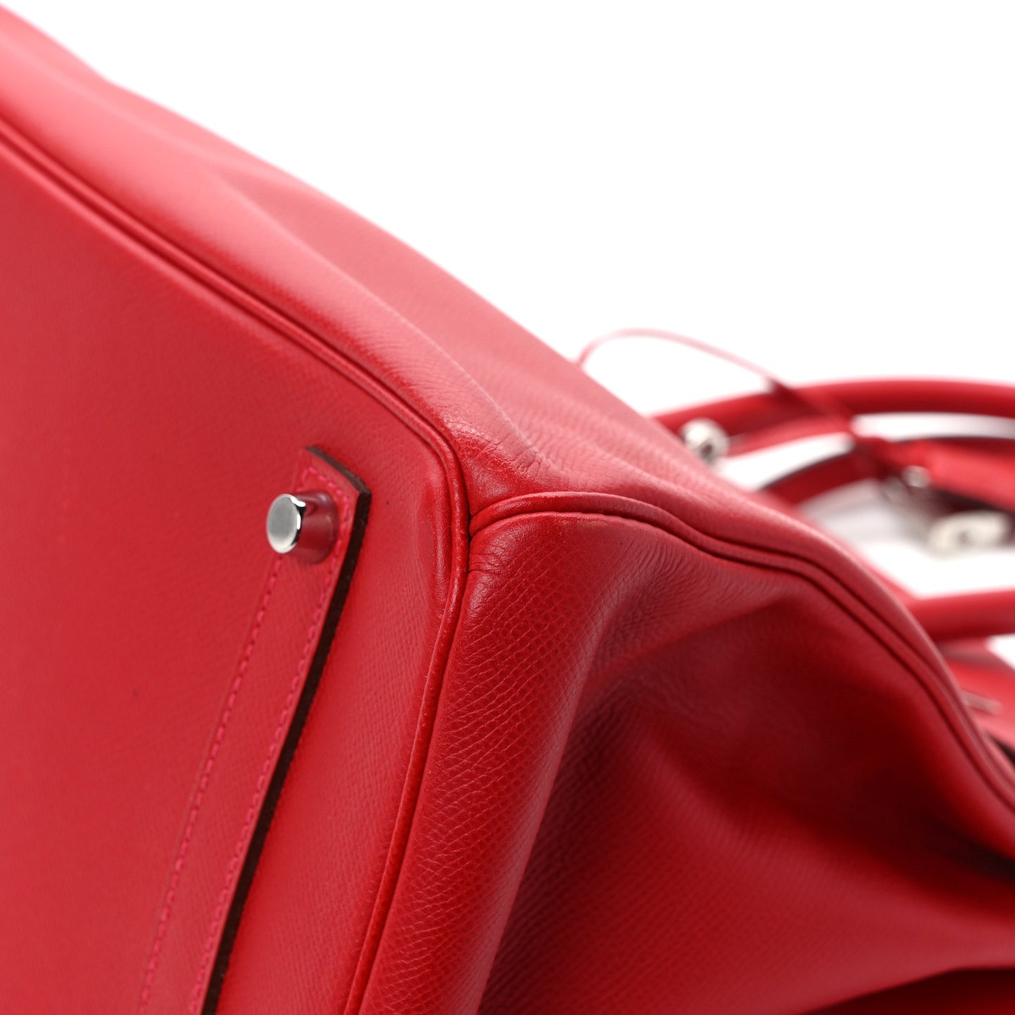 Epsom Birkin 35 Rouge Casaque