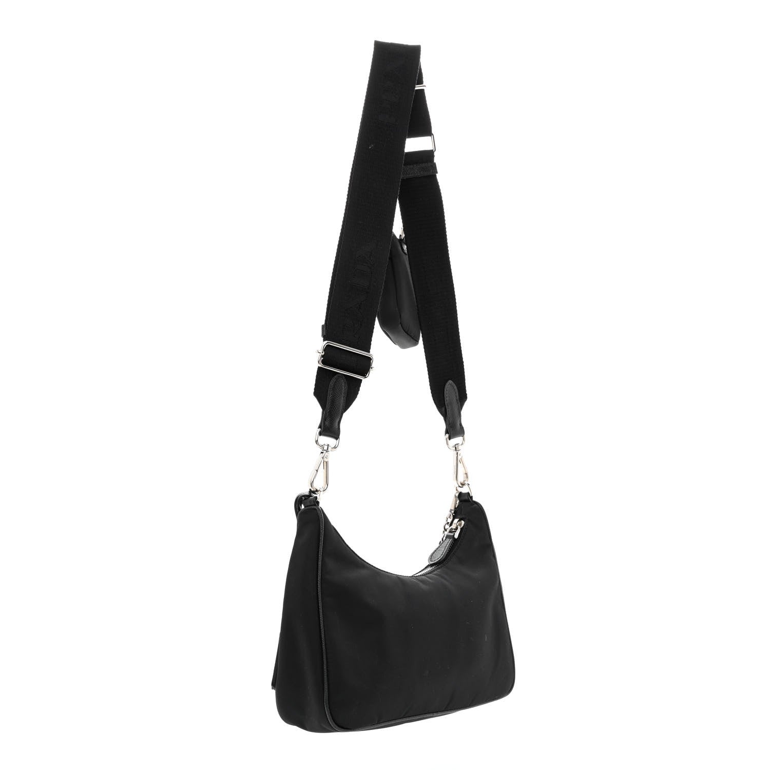Prada Nylon Re-Edition 2005 Shoulder Bag Black 3 of 15