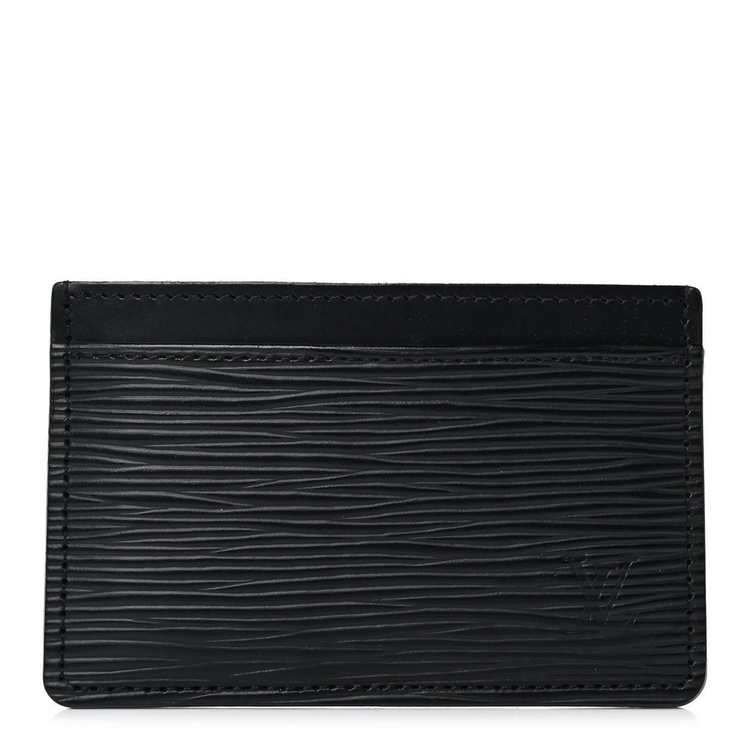 Louis Vuitton Epi Card Holder Black 1 of 10