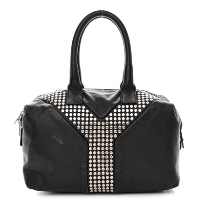 Saint Laurent Calfskin Studded Easy Sac Black 1 of 20