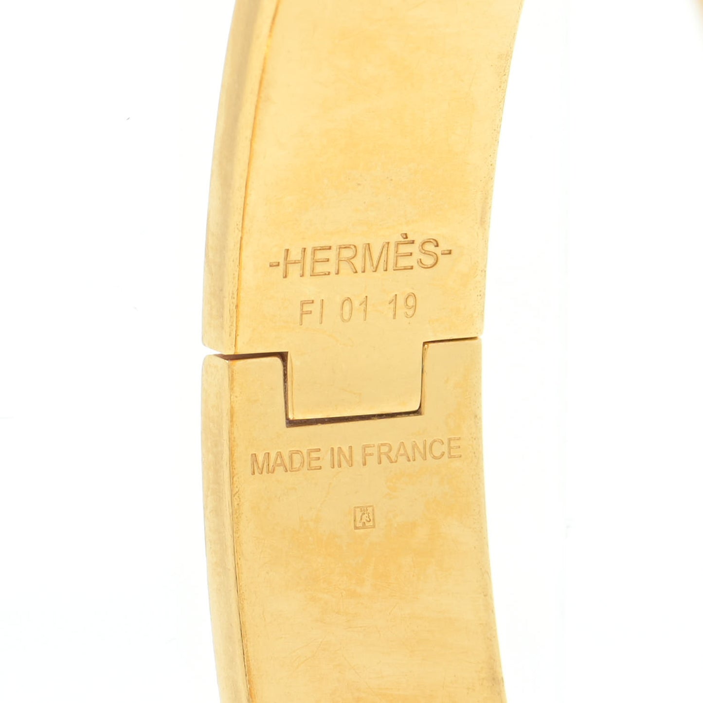 Enamel Narrow Clic Clac H Bracelet PM Red