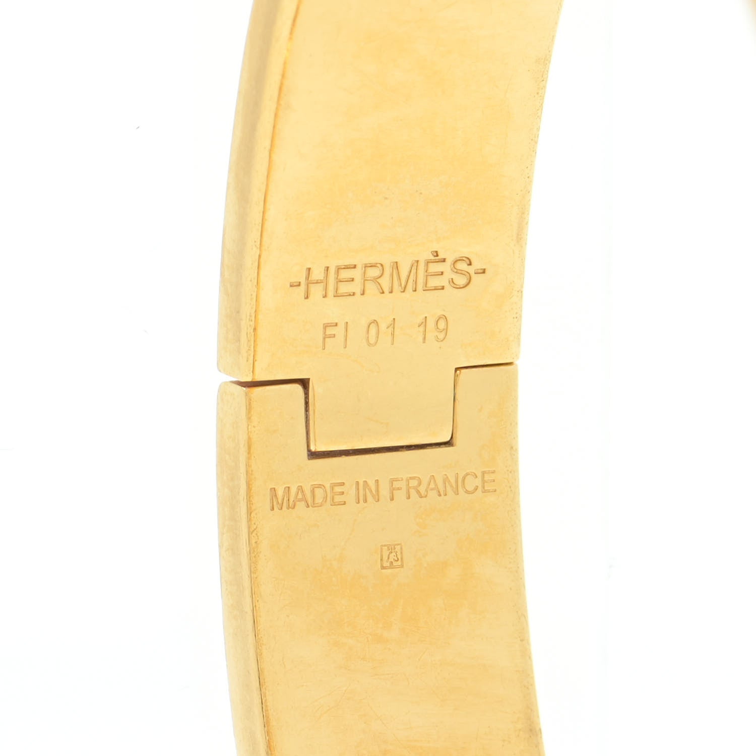 Hermes Enamel Narrow Clic Clac H Bracelet PM Red 4 of 7
