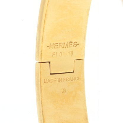 Hermes Enamel Narrow Clic Clac H Bracelet PM Red 4 of 7