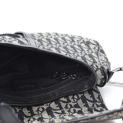 Christian Dior Monogram Saddle Bag Black 4 of 11