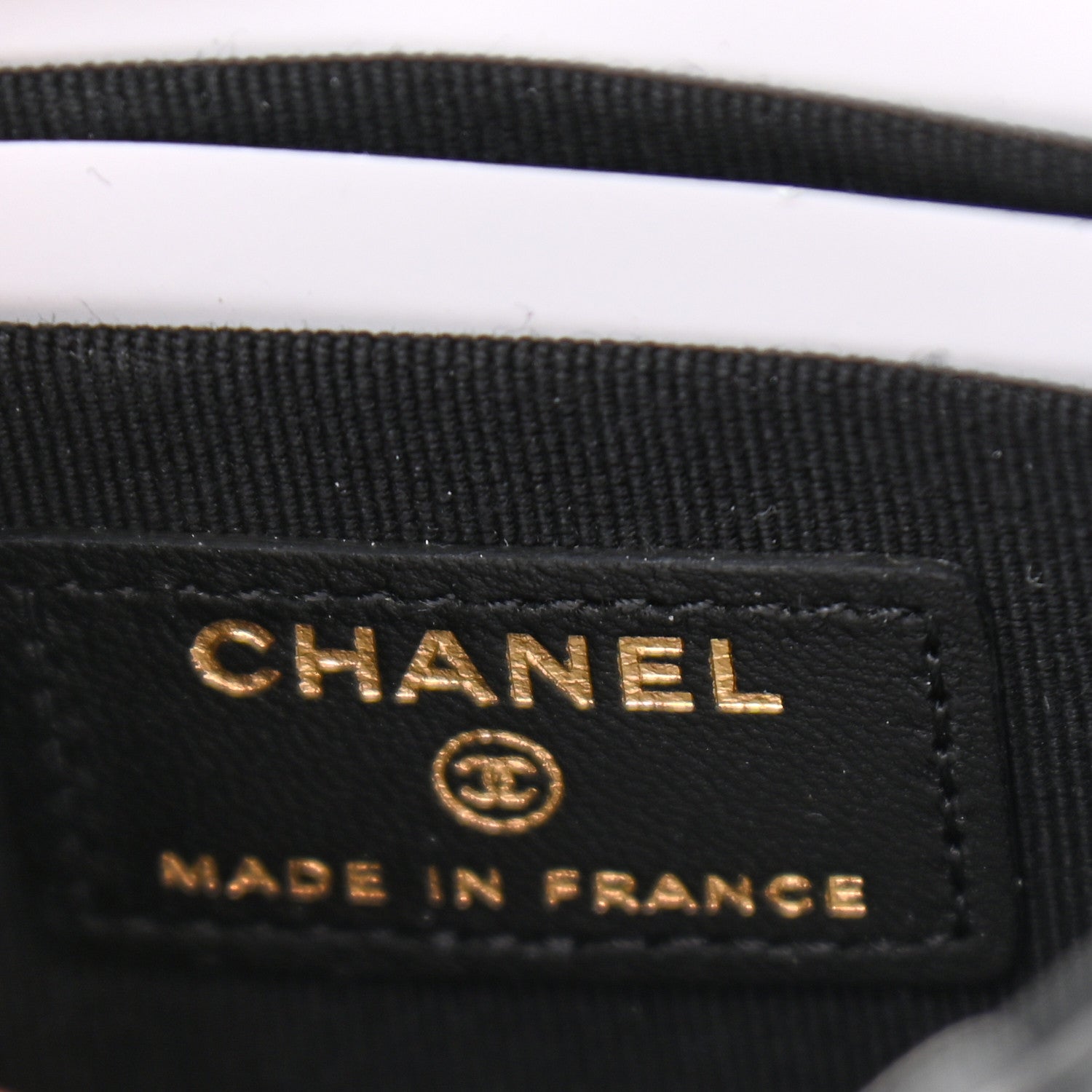 Chanel Lambskin Quilted Top Handle Flap Clutch With Chain Black 6 of 12
