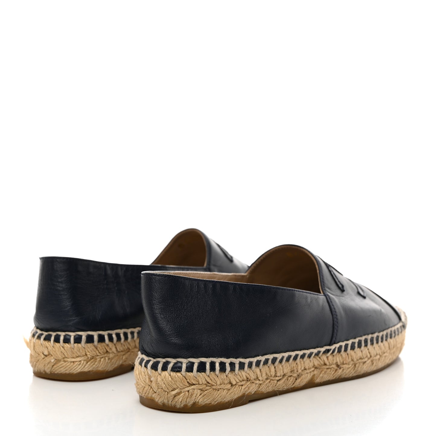 Lambskin CC Espadrilles 39 Navy Black