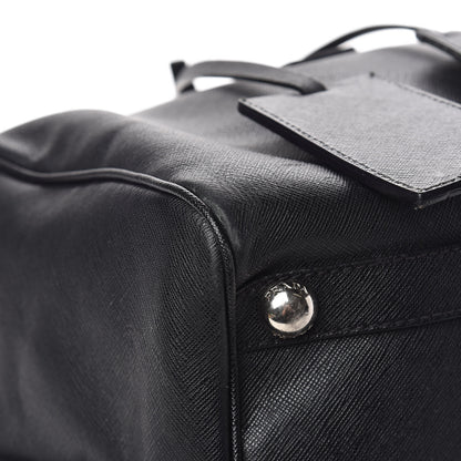 Prada Saffiano Duffle Travel Bag Black 14 of 18