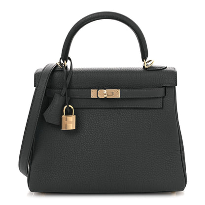 Hermes Togo Kelly Retourne 25 Gris Misty 1 of 13