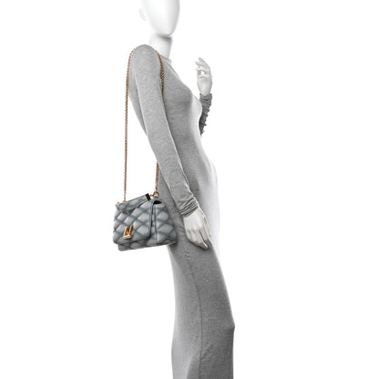 Louis Vuitton Lambskin Malletage GO-14 MM Ecume 2 of 11