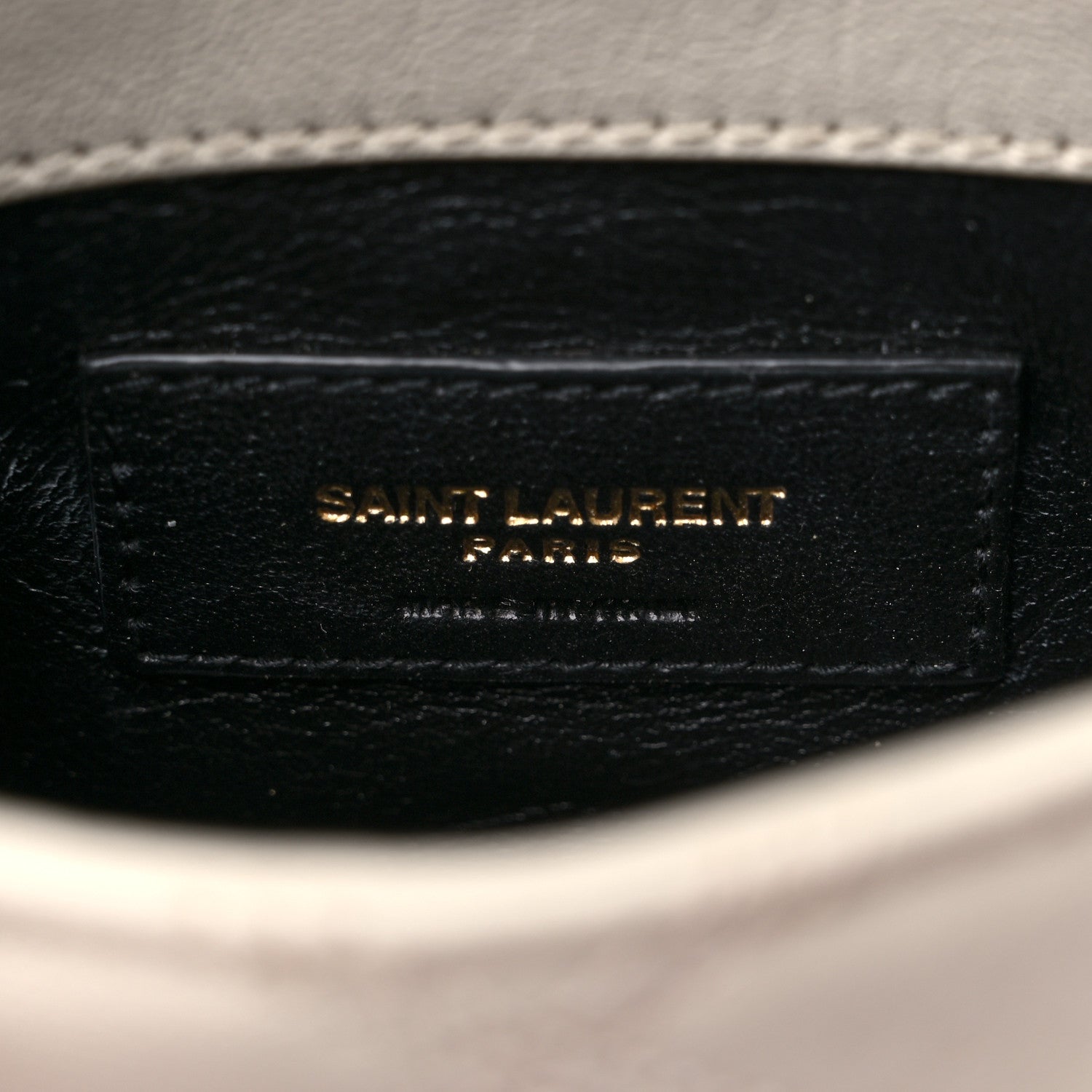 Saint Laurent Lambskin Diamond Quilted Becky Belt Bag White 5 of 11