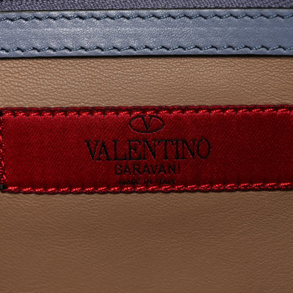 Valentino Garavani Calfskin Pony Hair Colorblock Mime Single Handle Bag Multicolor 6 of 9