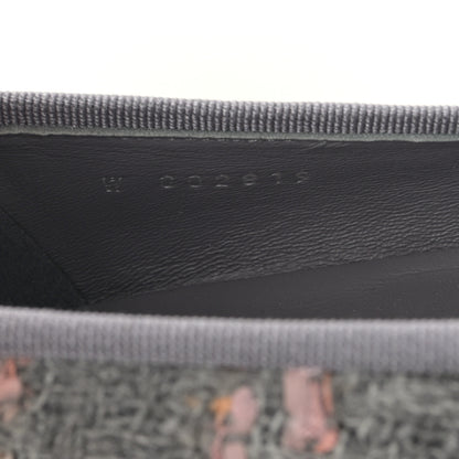 Chanel Tweed Grosgrain Cap Toe Ballerina Flats 38 Gray Pink Black 8 of 9