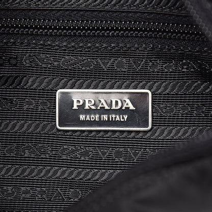 Prada Nylon Vela Messenger Bag Black 6 of 10