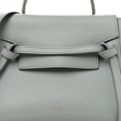 Celine Grained Calfskin Mini Belt Bag Cloud 8 of 12