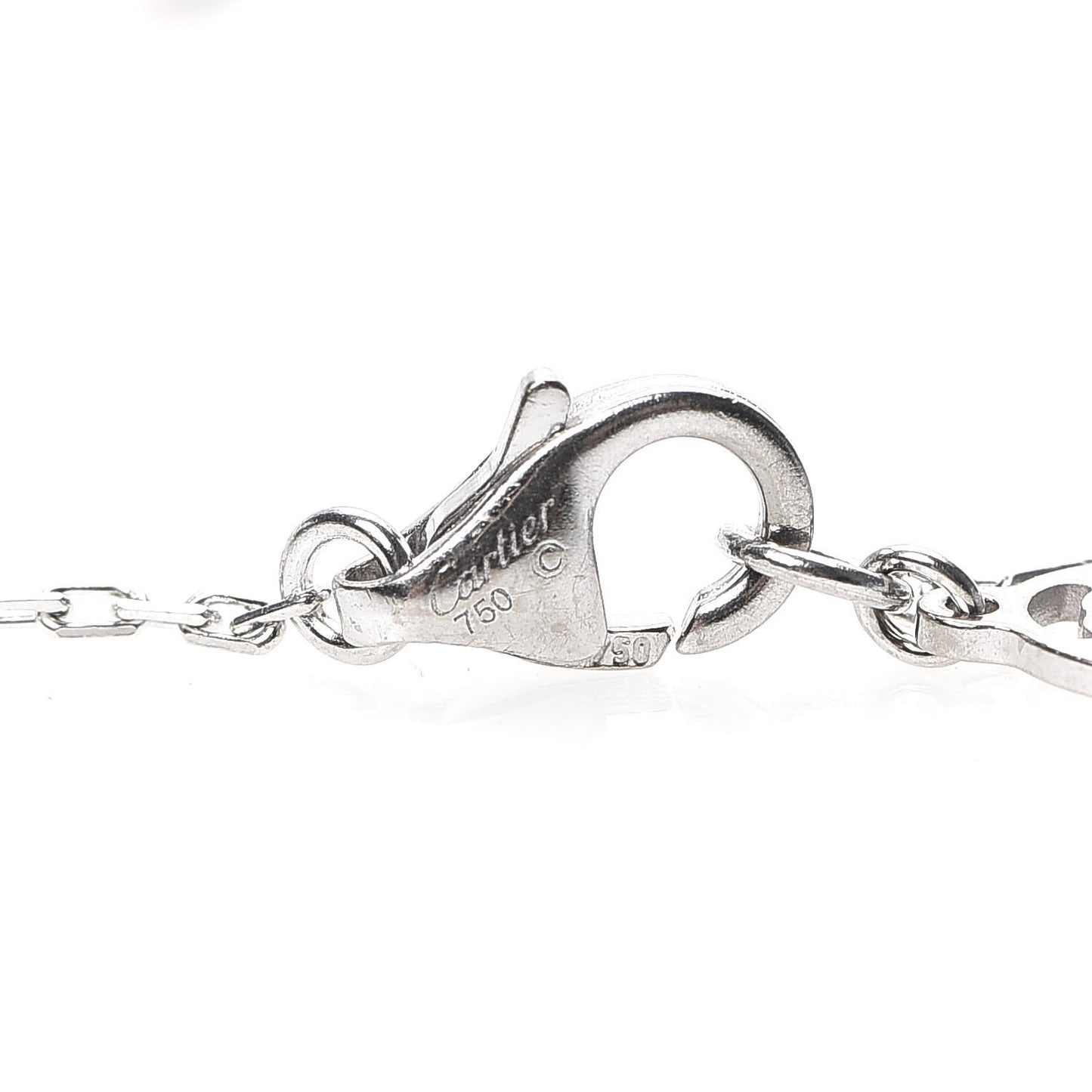 18K White Gold Diamond SM D'Amour Pendant Necklace