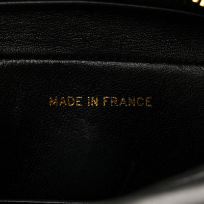 Chanel Lambskin Quilted Flap Camera Tassel Case Black 7 of 12