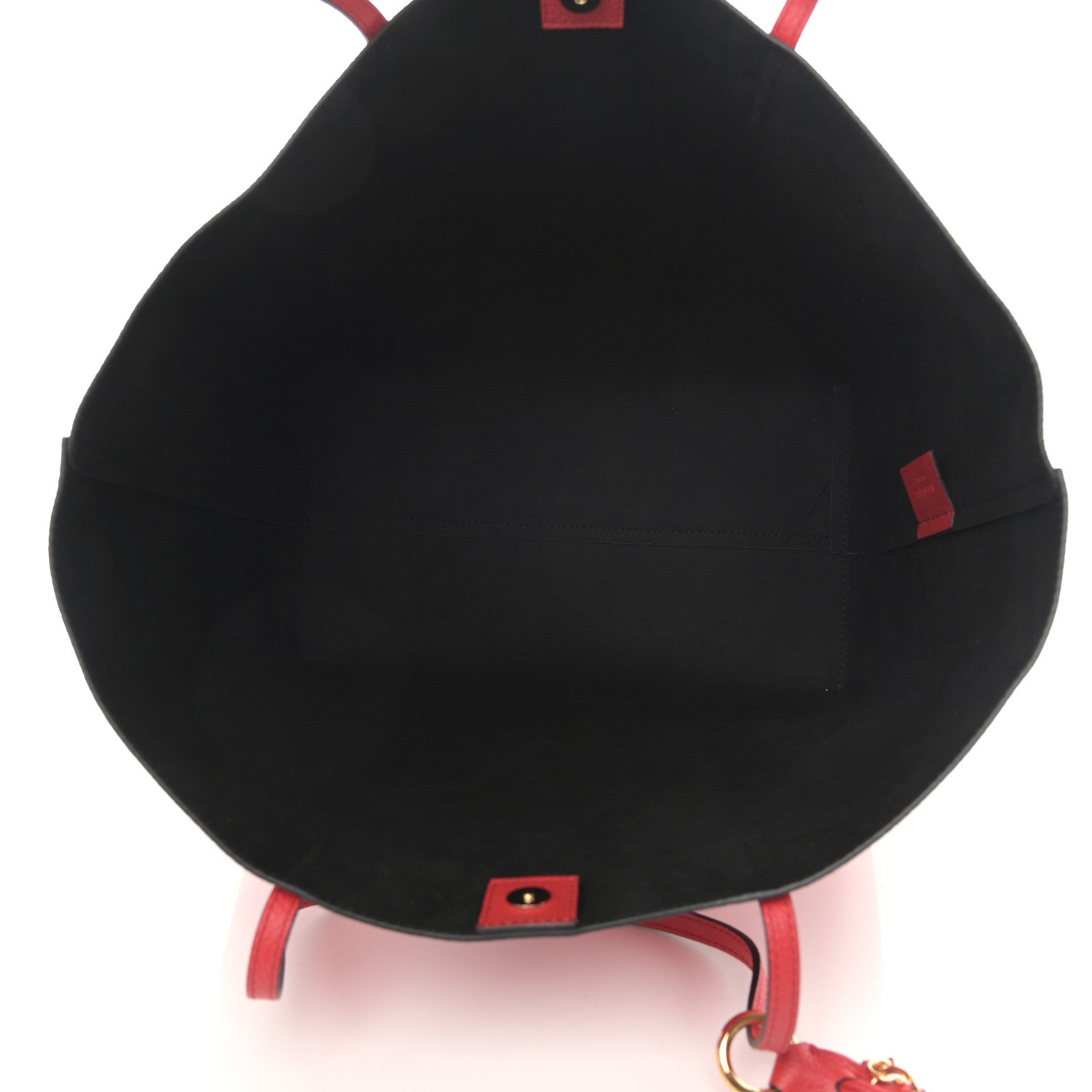 Alexander McQueen Grained Calfskin Skull Open Shopper Tote Red 6 of 13