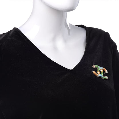 Chanel Metal CC Brooch Multicolor 2 of 4