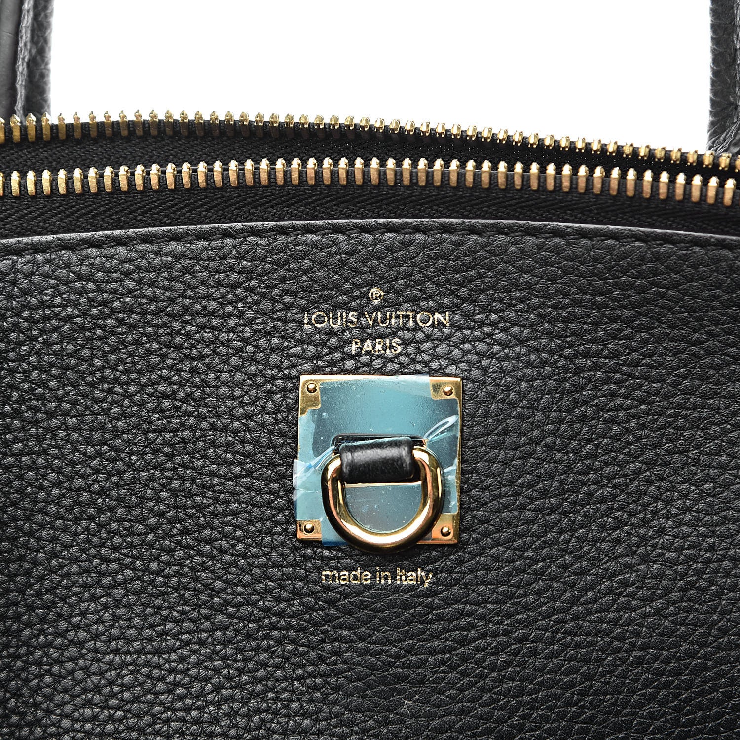Louis Vuitton Calfskin Studded City Steamer MM Black 6 of 15