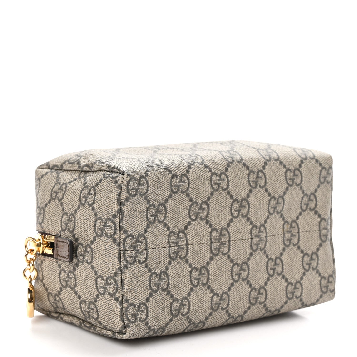 Gucci Soft GG Supreme Monogram Calfskin Medium Ophidia Cosmetic Case Beige Ebony New Acero 4 of 10