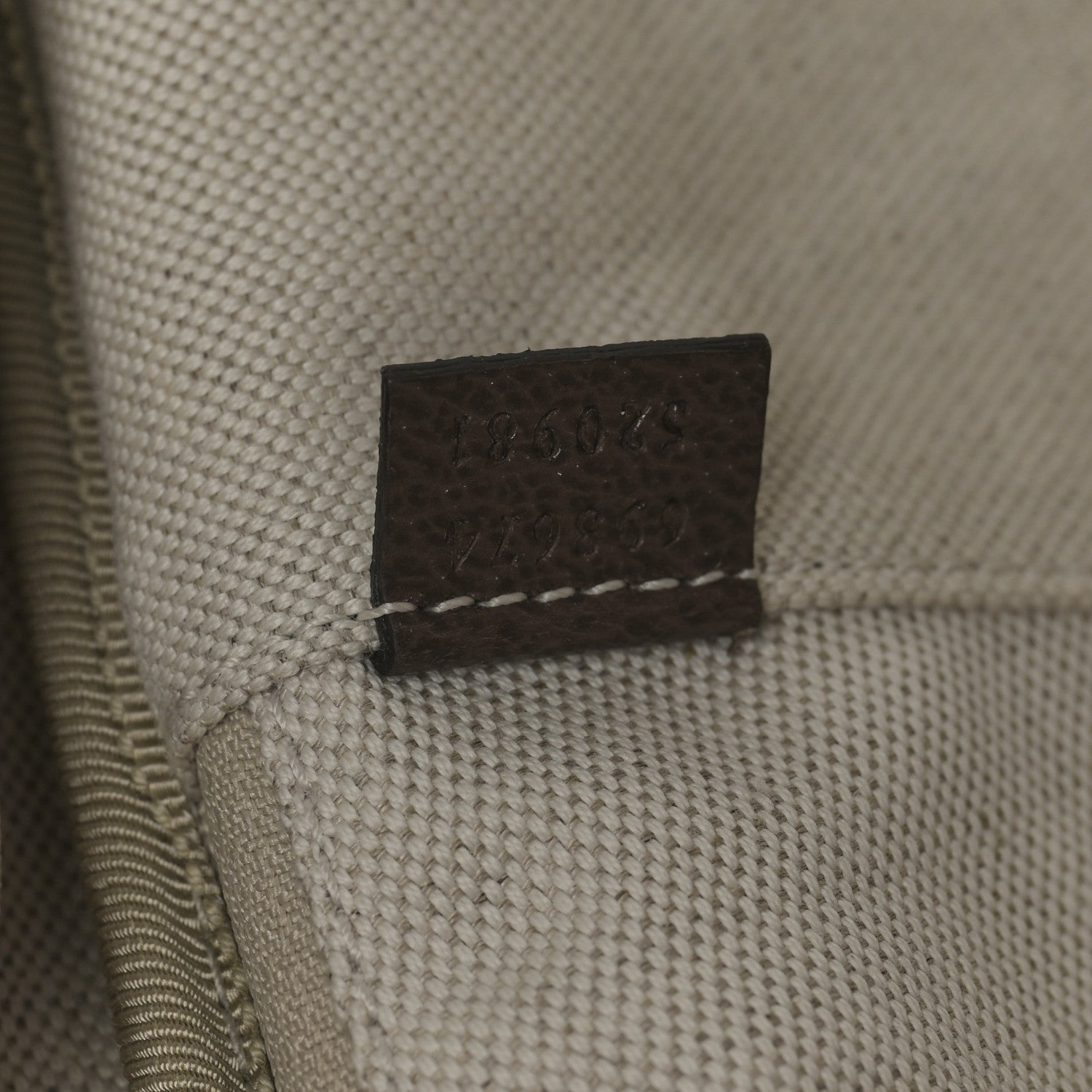 Gucci GG Supreme Monogram Textured Dollar Calfskin Web Large Savoy Trolley Suitcase Beige Ebony 6 of 10