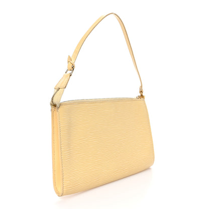 Louis Vuitton Epi Pochette Accessories 24 Ivory 3 of 12