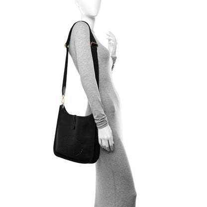 Hermes Taurillon Clemence Evelyne III PM Black 2 of 10