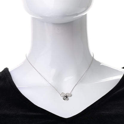 Tiffany Platinum Diamond Paper Flowers Pendant Necklace 2 of 6